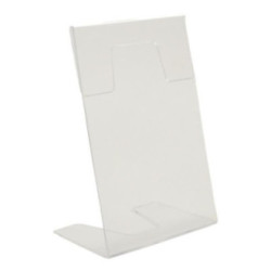 Stojak plastikowy z plexi A7 przeźroczysty 2901 2